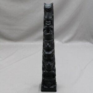 Vintage Totem Pole - Boma Resin Cast Deer, Frog Medicine Man Beaver Totems